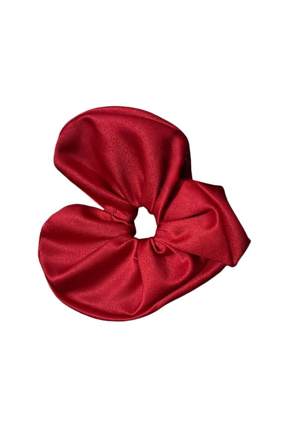 Satined Love Heart Shape Scrunchies Elastic Hair Circles For Stylish Buns And Ponytail All Season Hairties Hair Decors