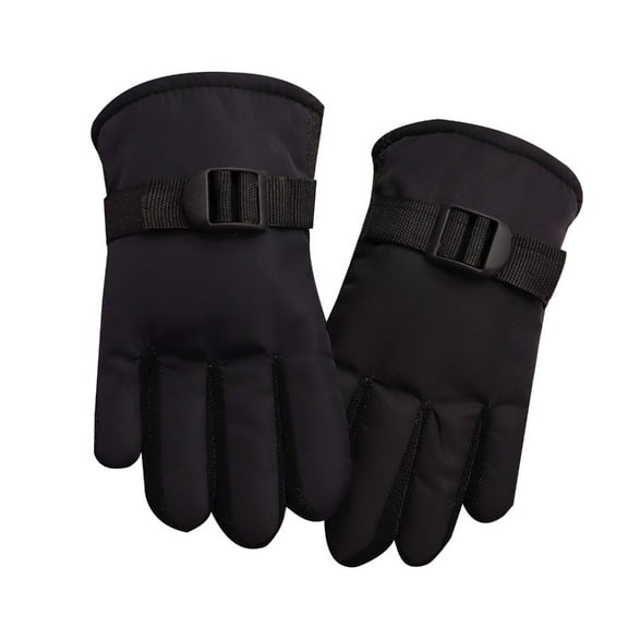RYUJNDK Ski Gloves Children Winter Snow Mittens Boys Girls Travel Sports Riding Full Finger Thermal Gloves for 3-13 Years Kids