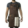 thumbnail image 1 of RYUJNDK Stenffy Professional Work Apron Heavy Duty Canvas, Adjustable Back Weight, Multiple Pockets for Men's and Women's, 1 of 19