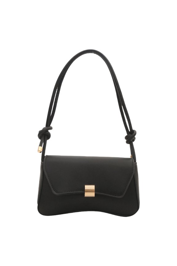 Stylish Crossbody Bag with Adjustable Strap Candy Color Shoulder Bags PU Leather Underarm Purse for Everyday Use