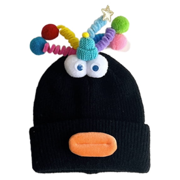 RYUJNDK Stylish Halloween Novelty Cartoon Women Men Winter Warm Hat Kids Lovely Skull for Birthday Party