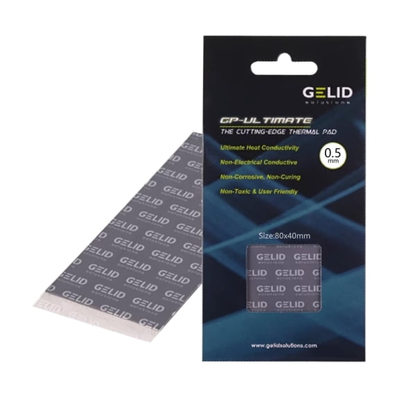 RYUJNDK Thin Silicone Thermal Pad Efficient Heat Transfer Computer CPU GPU Cooling Sheet 0.5/1/1.5/2/2.5/3MM