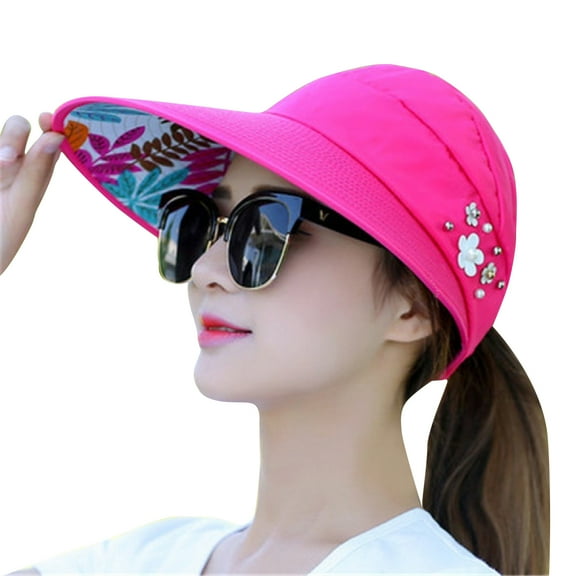 RYUJNDK Travel Hat for Sun Hat Women Casual for Sun Hat for Sun for Outdoor Folding for Sun Hat