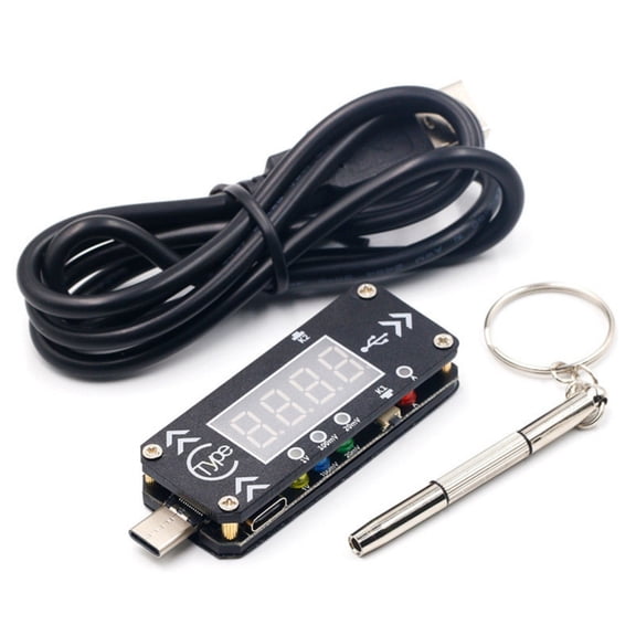RYUJNDK Type C Fast Charging Triggering Decoy USB C Digital Display Voltages and Current Meter Detection Instrument PD2.0 PD3.0