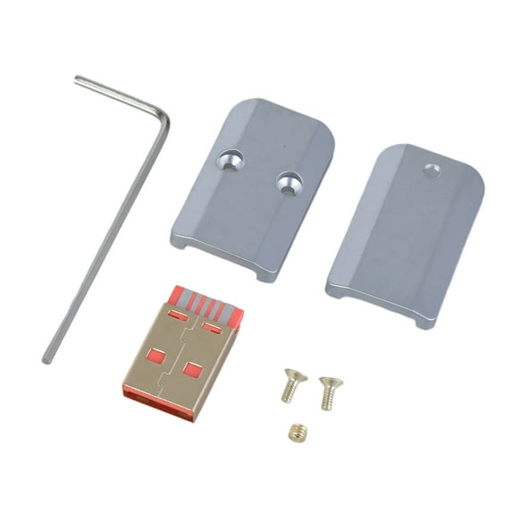 RYUJNDK USB3.0 Male Plug Solder USB3.0 Connectors for 6mm Cable Repair Customization in Aluminum Alloy Shell