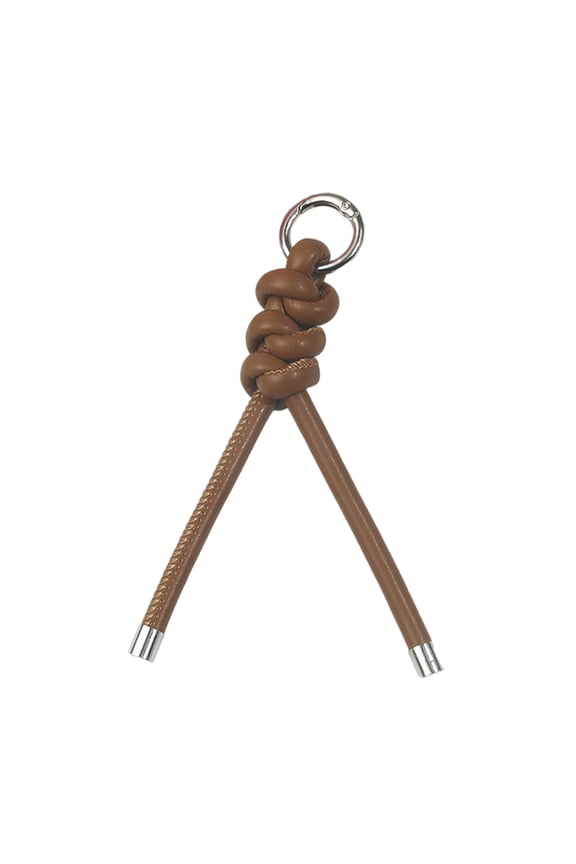 Unique Braided PU Leather Strap Key Holder Keychain Pendant Ornament For Students Commuters Creative Gifting