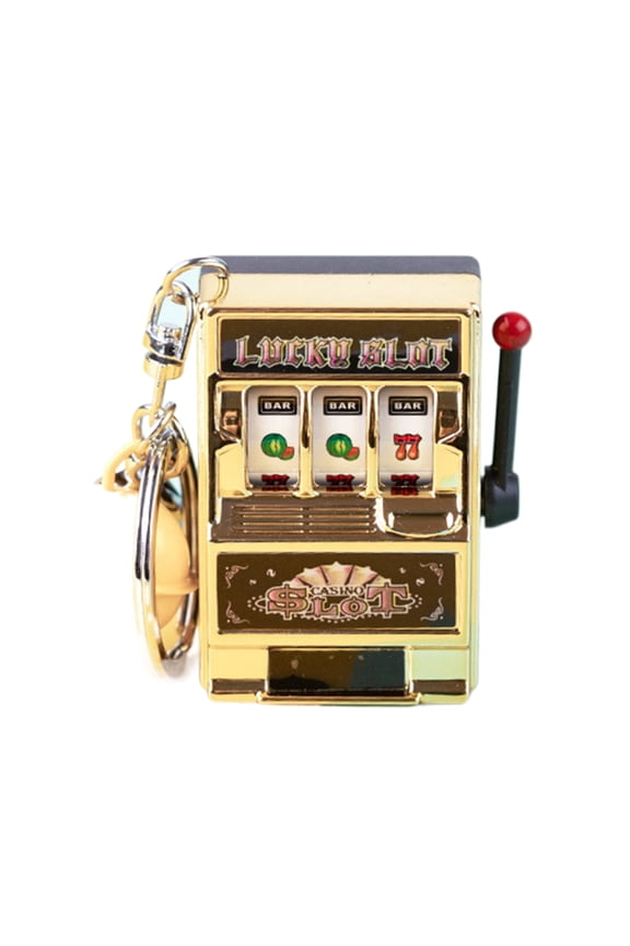 Unique Key Rings with Fruit Machine Slot Designing, Game Machine Keychain for Car Bag