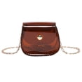 thumbnail image 1 of RYUJNDK Women Bag Small Shoulder Bag Chains Crossbody Bag Clear Bag Fashion Messengers Bag Shopping Bag for Daily, 1 of 19