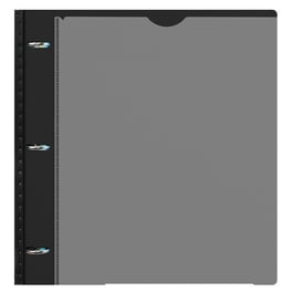 Keepfiling 11x17 Binder, Landscape 11 x 17 inch, 3 Ring, 1.5 D Ring with  Rubber Band Closure