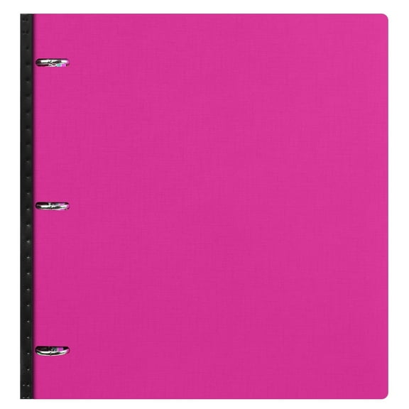RYWESNIY Telescoping 1 Inch Binder & 3Ring Binder - Round Ring Binders Ideal for School & Office Document Storage, Refillable & Durable, Superior Organisation & Efficiency,Pink