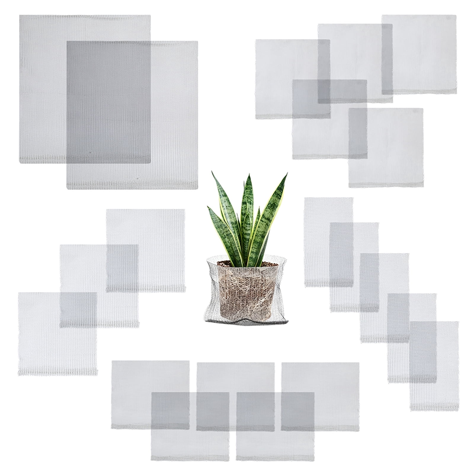 Gopher Root Protection Bags RYXRHSWZP 20 Pcs Gopher Baskets Root Guard Gopher Proof Wire Mesh ...