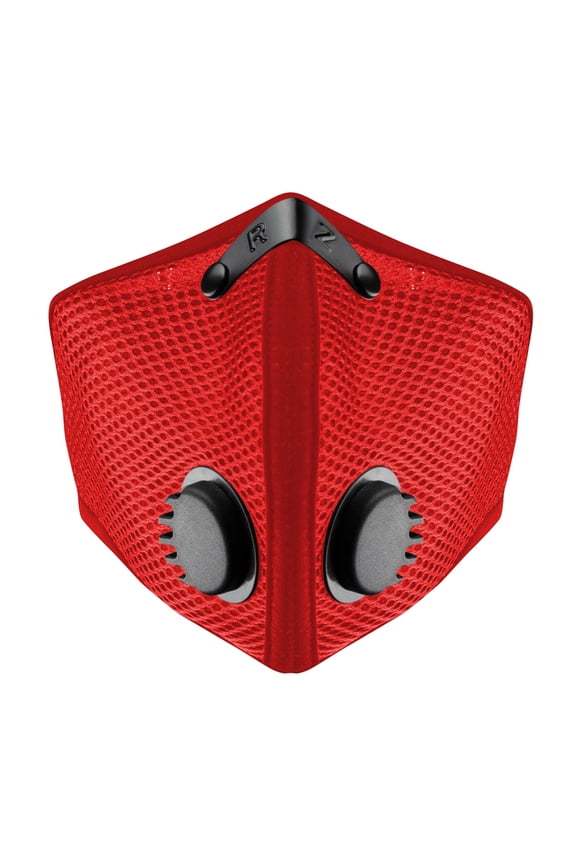 M2 Mesh Air Filtration Face Mask with Carbon Filters Medium, Red