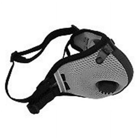RZ Mask M2.5 Mesh Air Filtration Face Mask with Carbon Filters Extra Large, Titanium