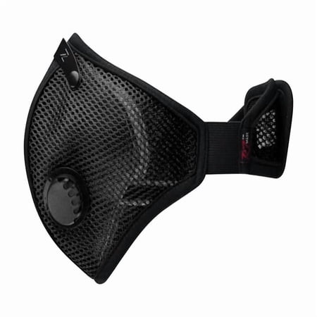 RZ Mask M2 Mesh Air Filtration Face Mask with Carbon Filters Large, Black