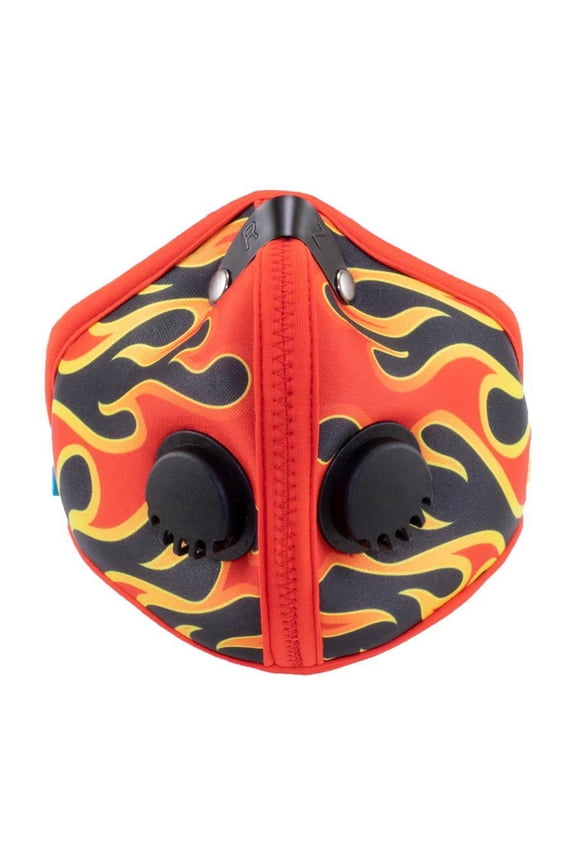 M2 Nylon Air Filtration Face Mask with Carbon Filters Extra Large, Flame Out