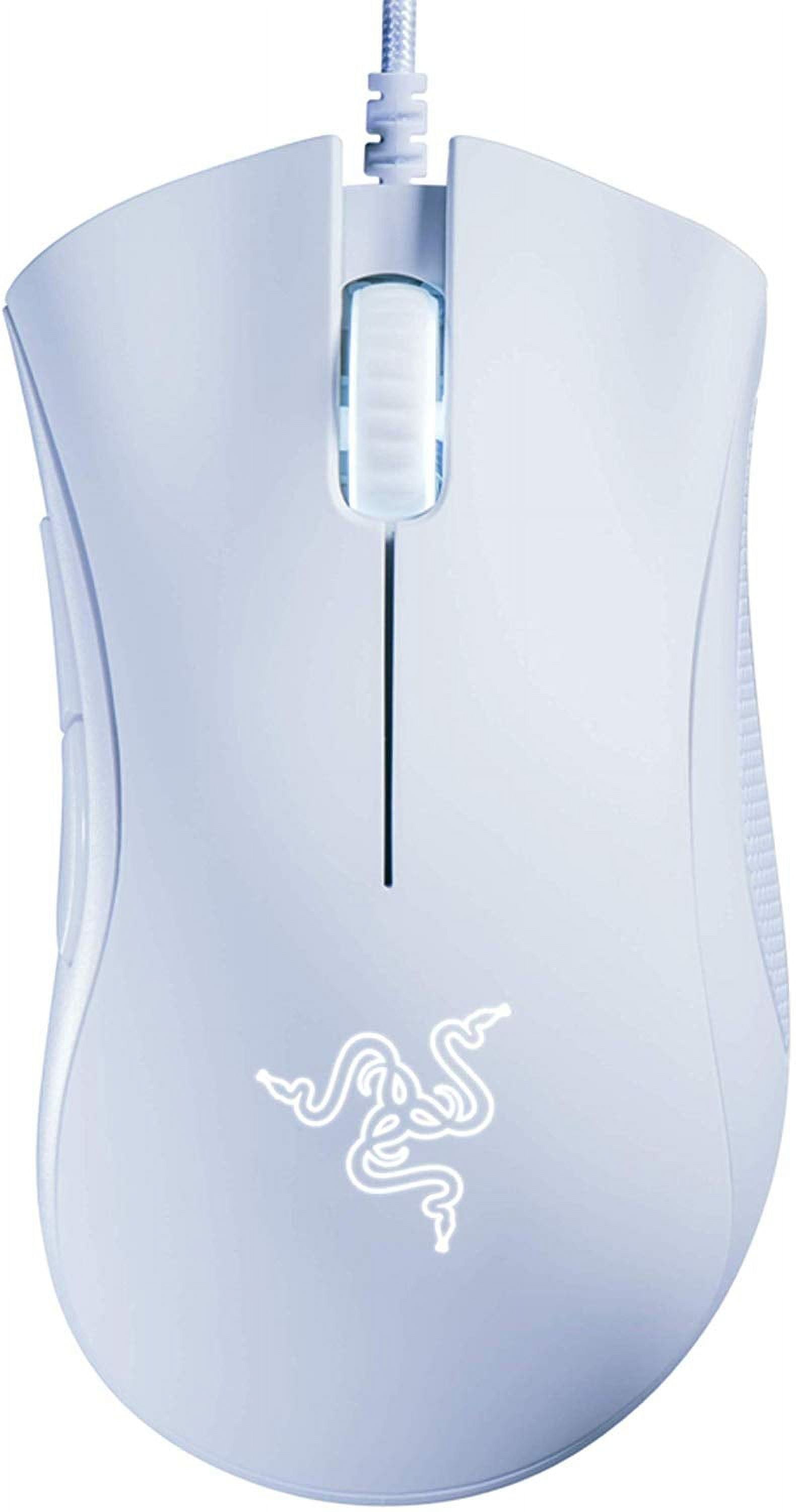 Razer DeathAdder Essential Wired Gaming Mouse for Computer and Laptop,  High-Precision 6400 DPI, White - Walmart.com