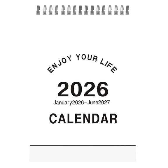 RZDLIZJ 2026 Desk Calendar Sustainable Paper Home Office Wall Decor Modern Minimalist Design Monthly Planning Organizer for Kitchen Living Room School