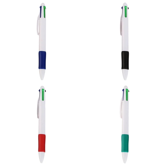 RZDLIZJ 4 Pack 4-in-1 Multicolor Ballpoint Pen,0.7mm Medium Point Retractable Pen with Smooth Writing Tip,Quick Switch Pen for Office Home Journal Writing Supplies