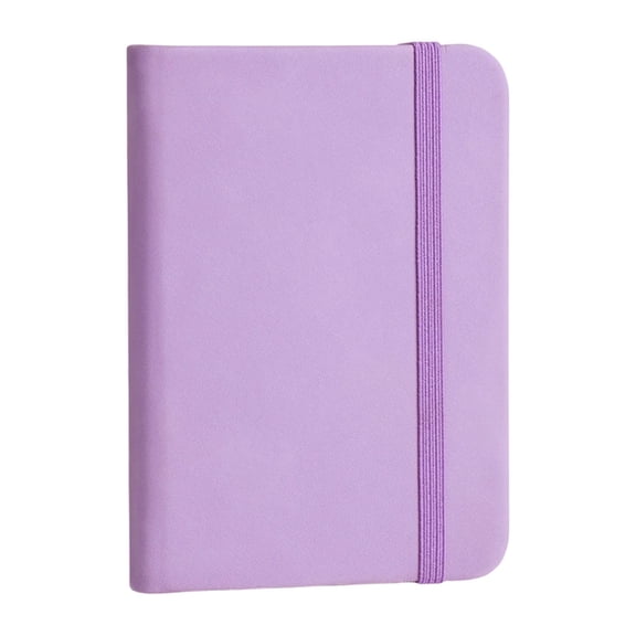 RZDLIZJ A7 Pocket Notebook,PU Leather Cover with 100 Sheets Thick Anti-Ink-Bleed Inner Pages,Multiple Gentle Cover Shades Available for On-the-Go Business Notes & Personal Pocket Memorandum