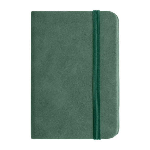 RZDLIZJ A7 Pocket Notebook,PU Leather Cover with 100 Sheets Thick Anti-Ink-Bleed Inner Pages,Multiple Gentle Cover Shades Available for On-the-Go Business Notes & Personal Pocket Memorandum