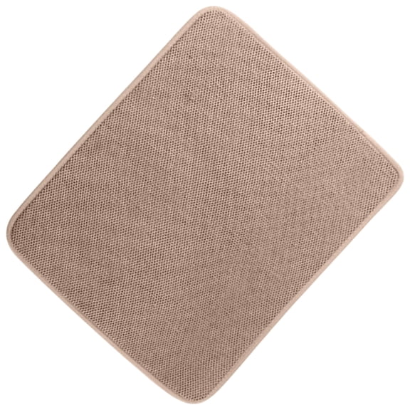 RZDLIZJ Absorbent Fiber Drink Coaster Mat,Quick Drying Large Rectangle Water Absorption Table Pad,Non-Slip Stain Resistant Countertop Protector for Cups,Glasses,Home Counter Decor,15.7x11.8Inch