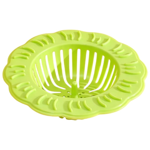 RZDLIZJ Kitchen Sink Drain Strainer 4.53x1 Inch Green Plastic Fine Mesh Anti-Clogging Food Catcher Universal Sink Basket Filter for Home Kitchen Bathroom RV Sink Drain Cover