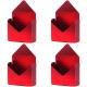 thumbnail image 1 of RZDLIZJ Valentine Envelope Boxes, Red Envelope Box, Valentine Envelopes Boxes, Florist Bouquet Envelope Boxes, Folding Hand Hold, Gift for Valentines Day Florist Wedding Party Birthdays (G*4set), 1 of 4