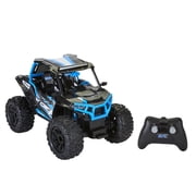 Polaris® Rzr 1:14 Scale Radio Control Off-Road Vehicle, Blue, Rechargeable USB Battery