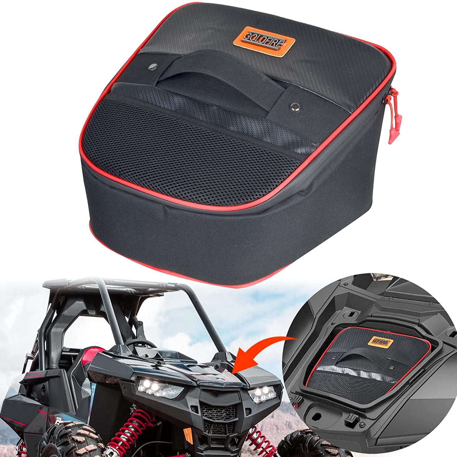 RZR RS1 Storage Organizers UTV Accessories Underhood Storage Bag Cooler Waterproof Tool Bag Fit for Polaris RZR RS1 2018+