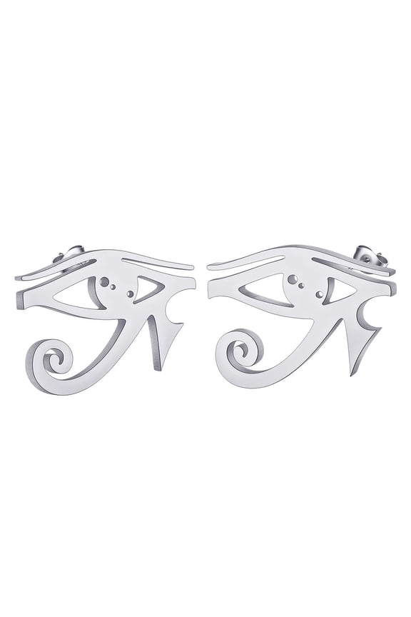 Ra Eye Stud Earrings Ancient Themed Jewelry Simple Jewelry Birthday Party Gifts for Men and Women