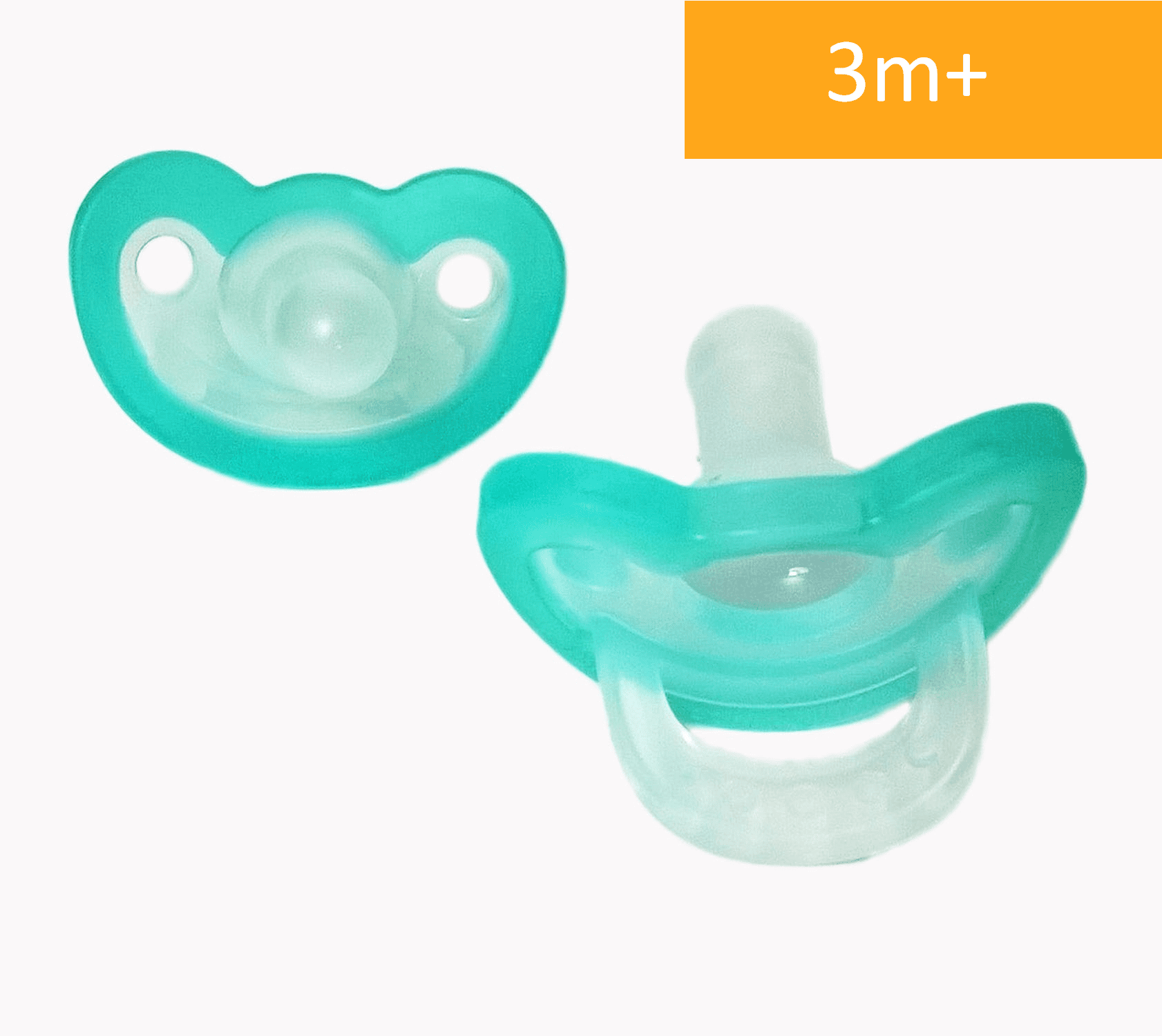 RaZbaby JollyPop Pacifier, 3+ Months, 2 CT