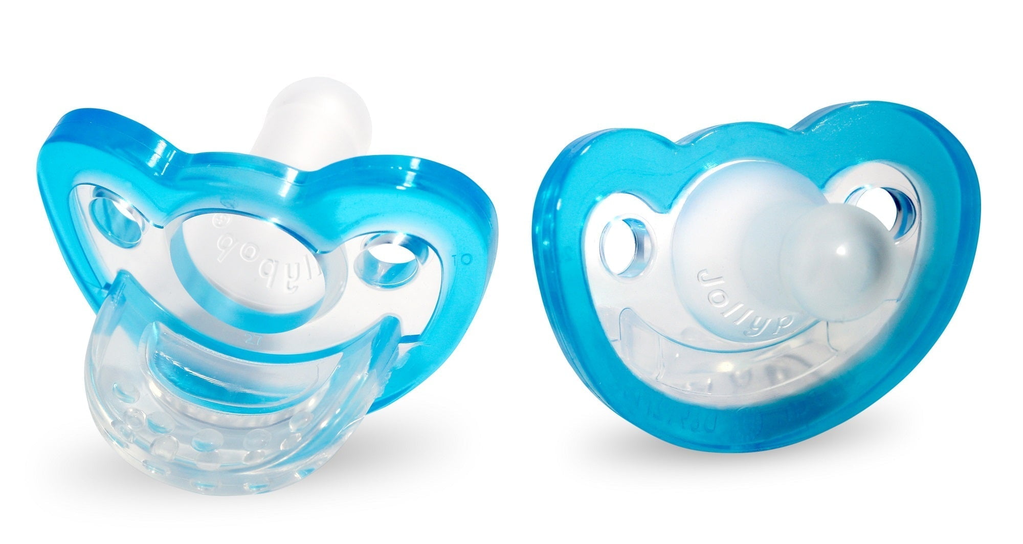 RaZbaby JollyPop Pacifier 3m 2 Pack Safe Soft and Easy to