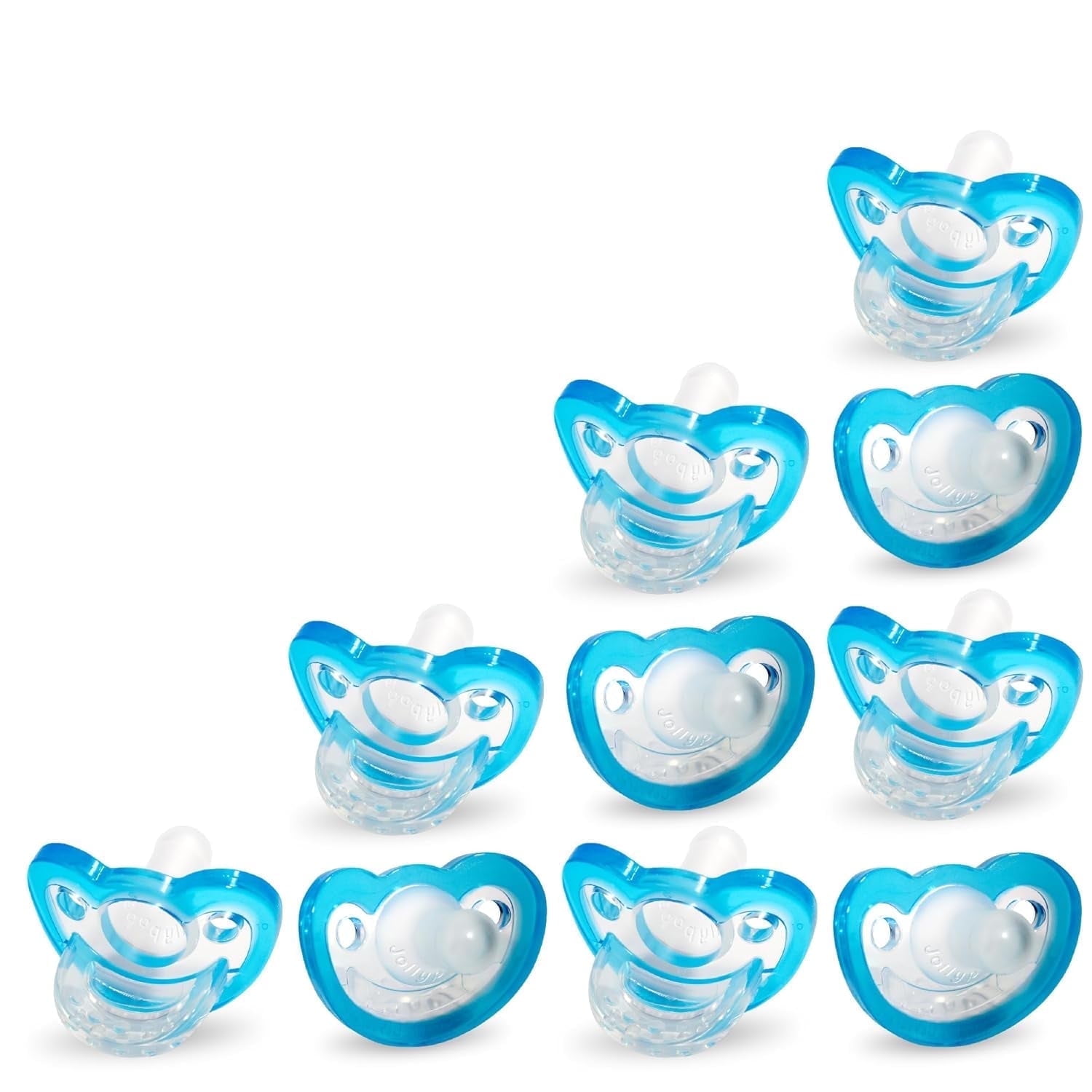 RaZbaby Jollypop Pacifier for Newborns & Up, USA Made, Natural Shaped ...