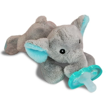 RaZbaby RaZ-Buddy JollyPop Pacifier Holder/Pacifier Removable/Elephant