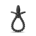 thumbnail image 1 of RaZbaby RaZberry Teether Plus 3m+ - BPA Free, Easy-to-Hold, Teething Relief - Black, 1 of 4