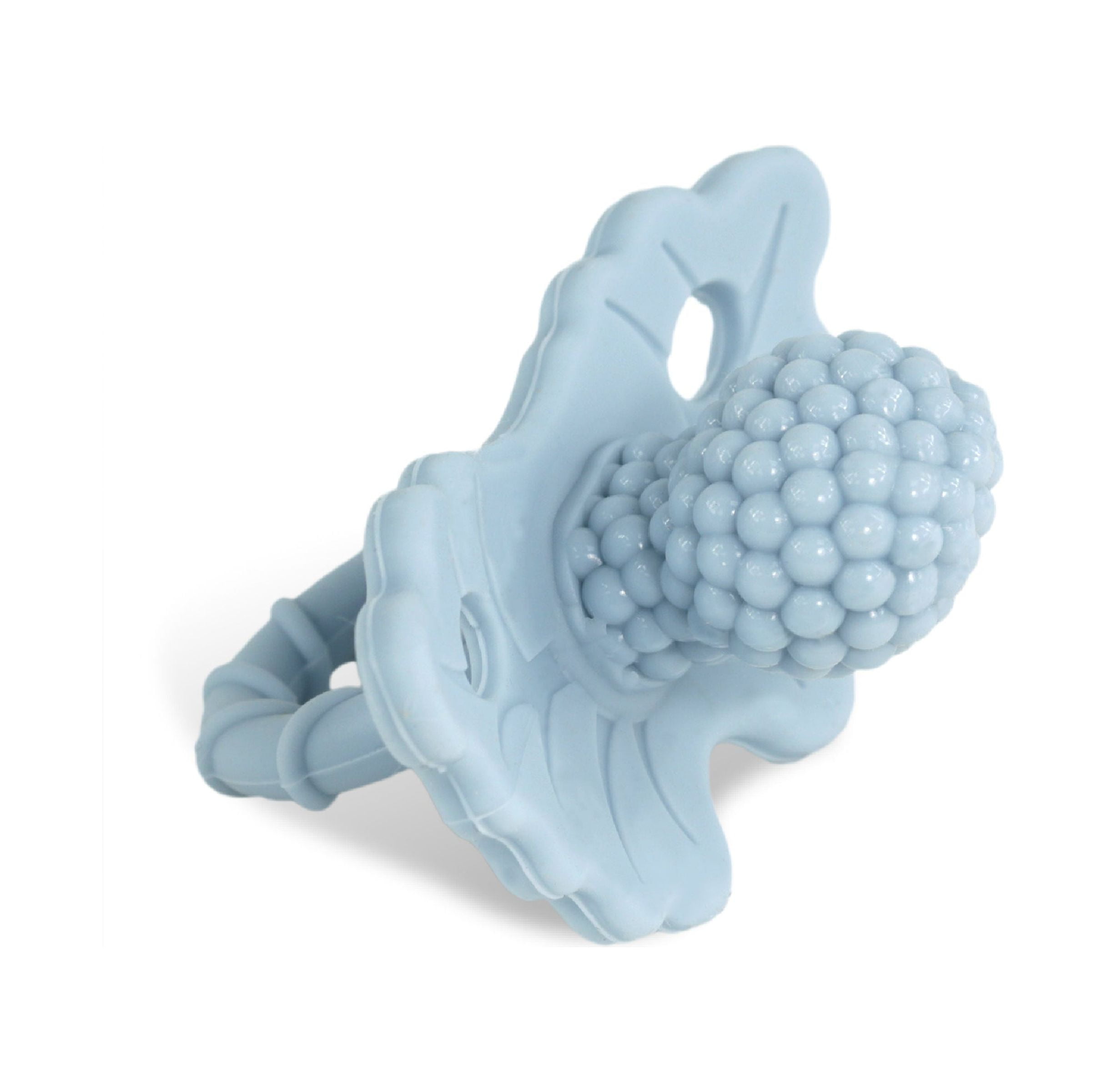 RaZbaby RaZberry Teether Soothes Sore Gums, Soft Silicone, BPA Free