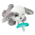 thumbnail image 1 of RaZbaby RaZbuddy Paci Holder - Detachable JollyPop Pacifier 0m+ - Puppy - Bpa Free - Pacifier Made in USA, 1 of 8