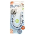 thumbnail image 1 of RaZbaby RaZzies Silicone Pacifier Holder (2-Pack) Universal & Lightweight for Most Pacifiers & Teethers | Blue/Grey, 1 of 4