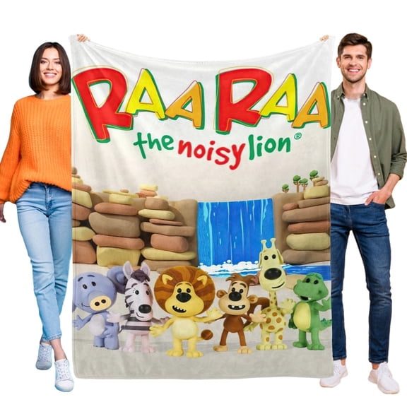 Raa Raa the Noisy Lion Blanket Soft Flannel Bed Sofa Couch Throw Birthday Gift