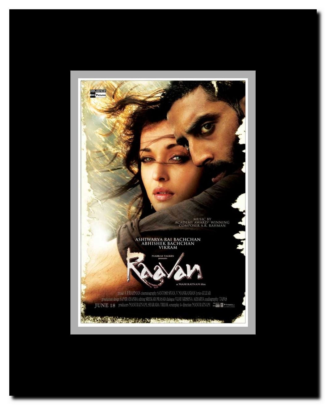 Raavan Framed Movie Poster