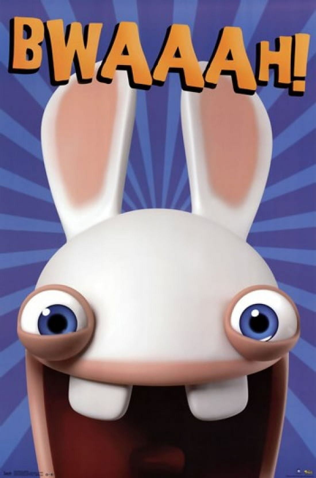 Rabbids - Bwaaah Laminated Poster Print (24 x 36) - Walmart.com