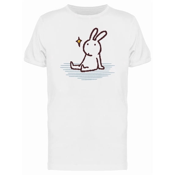 Rabbit And Cute Sparkle Tee Men's -Image by Shutterstock