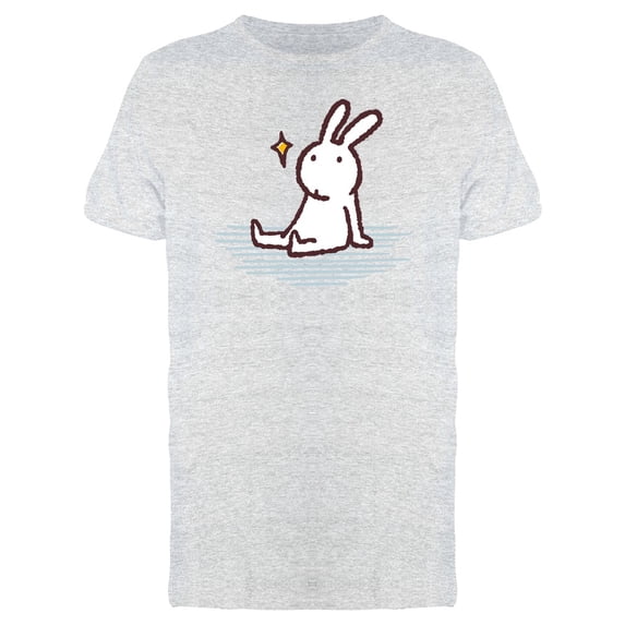 Rabbit And Cute Sparkle T-Shirt Men -Image by Shutterstock, Male XX-Large