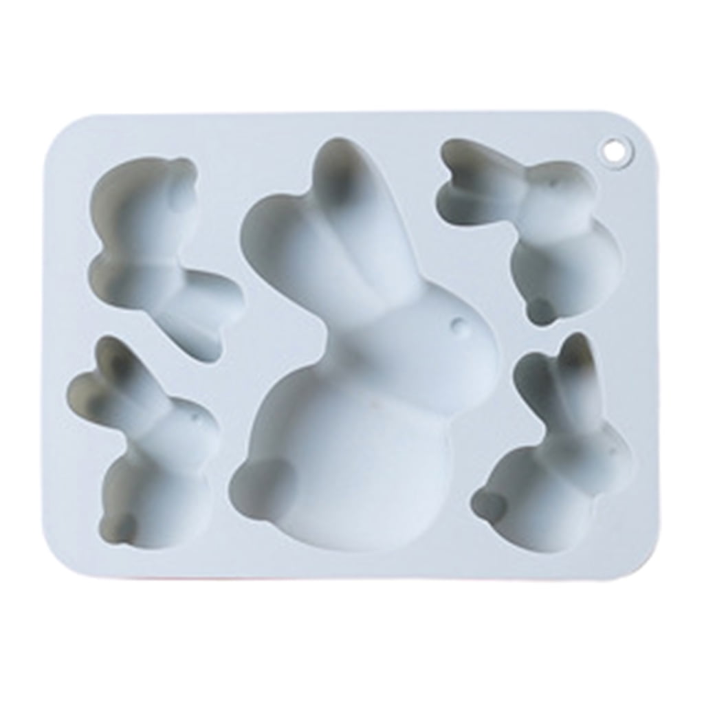 Rabbit Animal Shape Silicone Moulds Cake Chocolates Fudge Making Food ...