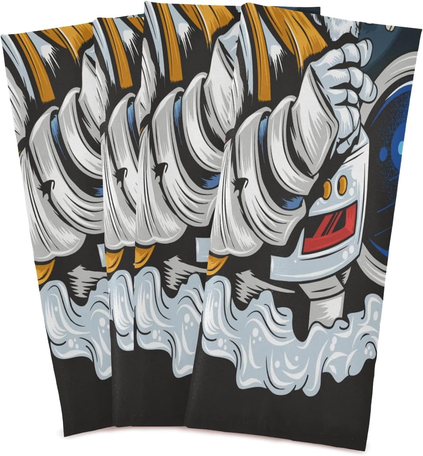 DII Holiday Check Dish Towel Set - 6 Pack, 18x28" Towels & 13x13" Cloths, Heavyweight Cotton, Ultra Absorbent
