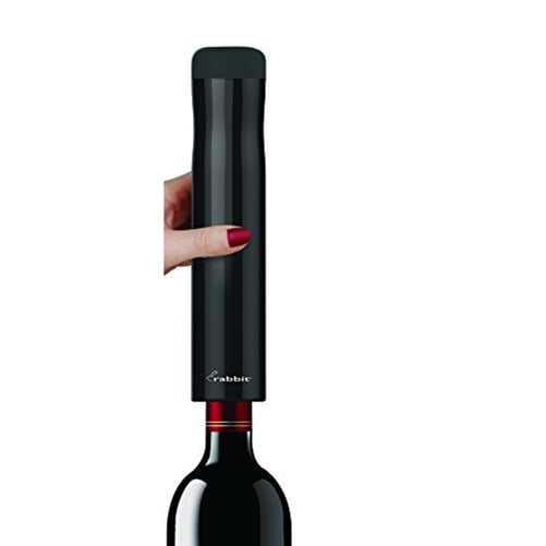 Rabbit Automatic Electric Corkscrew Shiny Black