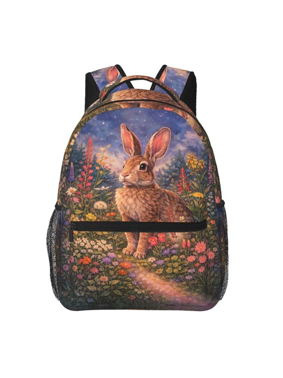 Rabbit Backpack Lightweight Travel Bag for Men and Women