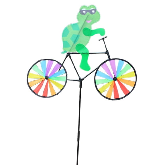 Rabbit Bee Tiger On Windmill Animal Spinner Decorative Toys Garden Gadgets Outdoor Whirligi Lawn I1E9 Kids Wind