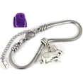 thumbnail image 1 of Rabbit Bracelet for Women | A Rabbit Gift with a Bunny Rabbit Charm on a Hypoallergenic Stainless Steel Snake Chain Bracelet Great Rabbit Gifts for Women or Men or Rabbit Jewelry as the Rabbit Gift, 1 of 9