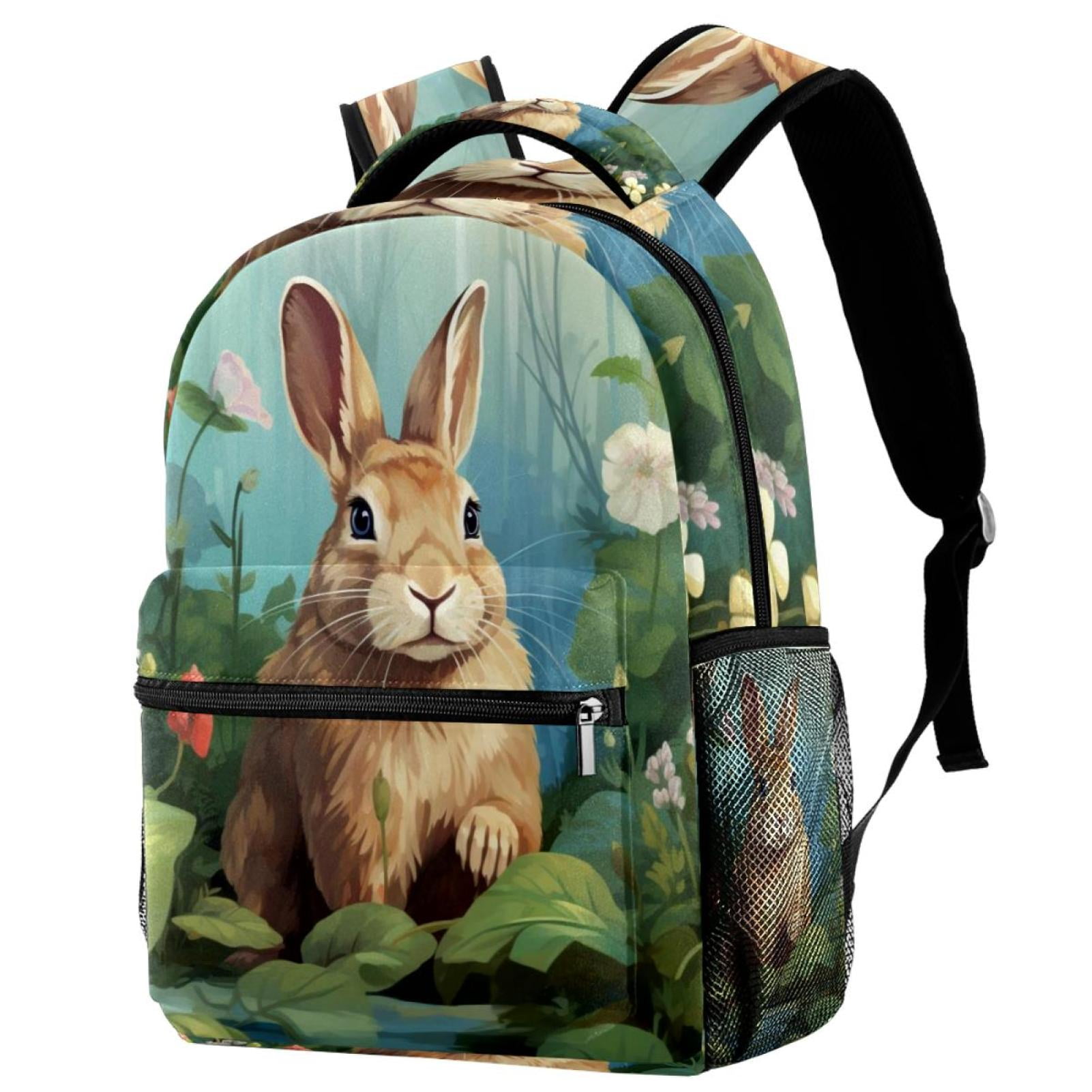 Rabbit Bunny Backpack School Bag Kids Rucksack Gifts For Boys Girls Walmart